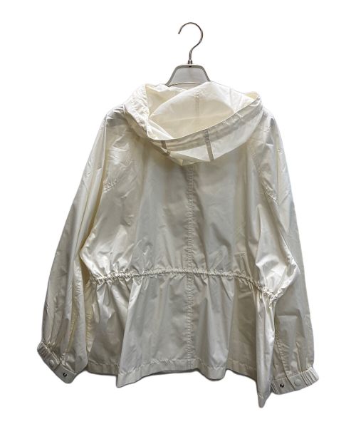 BEAUTY&YOUTH（ビューティーアンドユース）BEAUTY&YOUTH (ビューティーアンドユース) タフタ ドロースト フーディ ホワイト サイズ:Mの古着・服飾アイテム