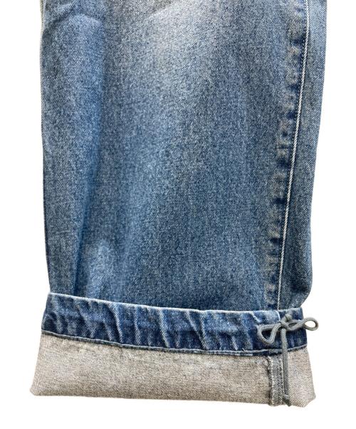 Q.anos（キュアノス）Q.anos (キュアノス) サスペンダーベイカーデニム インディゴ サイズ:SIZE Freeの古着・服飾アイテム