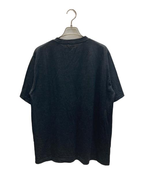 COMOLI（コモリ）COMOLI (コモリ) ウール天竺 半袖クルー ブラック サイズ:SIZE 2の古着・服飾アイテム