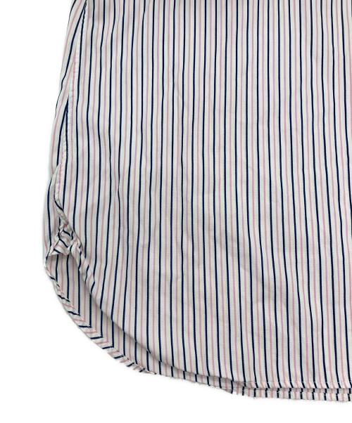 POLO RALPH LAUREN（ポロ・ラルフローレン）POLO RALPH LAUREN (ポロ・ラルフローレン) ストライプシャツ ピンク サイズ:SIZE 15 1/2の古着・服飾アイテム