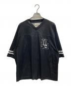 BEAMS×FUTURE ARCHIVEビームス×フューチャー アーカイブ）の古着「MESH T-SHIRTS」｜ブラック