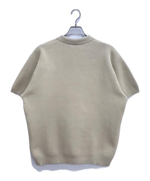 HUF（ハフ）HUF (ハフ) KNIT POLO ベージュ サイズ:Lの古着・服飾アイテム
