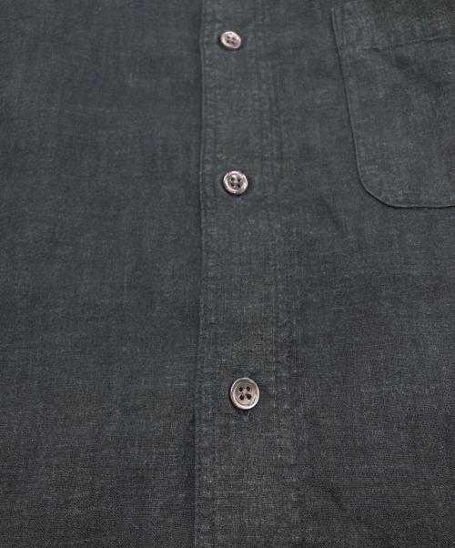 FOLL（フォル）FOLL (フォル) french linen heavy washed shirt ネイビー サイズ:SIZE 2の古着・服飾アイテム