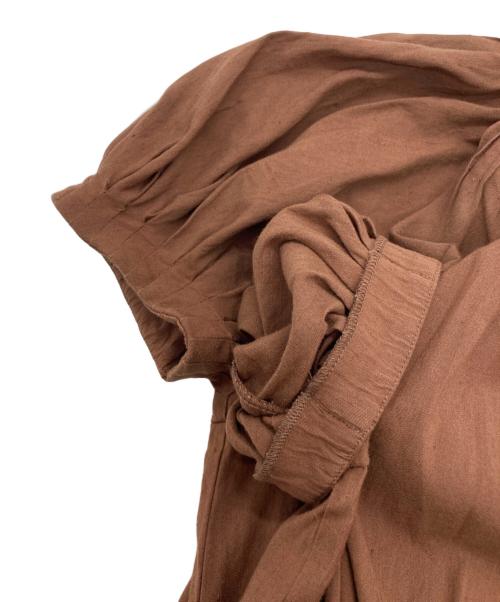 CASA FLINE（カーサフライン）CASA FLINE (カーサフライン) ブラウスワンピース ブラウン サイズ:SIZE Freeの古着・服飾アイテム