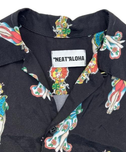 NEAT ALOHA（ニートアロハ）NEAT ALOHA (ニートアロハ) アロハシャツ ブラック サイズ:SIZE Lの古着・服飾アイテム