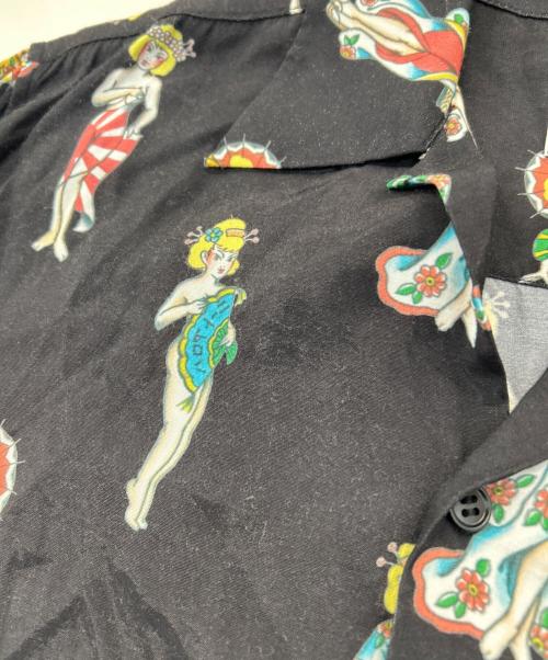 NEAT ALOHA（ニートアロハ）NEAT ALOHA (ニートアロハ) アロハシャツ ブラック サイズ:SIZE Lの古着・服飾アイテム