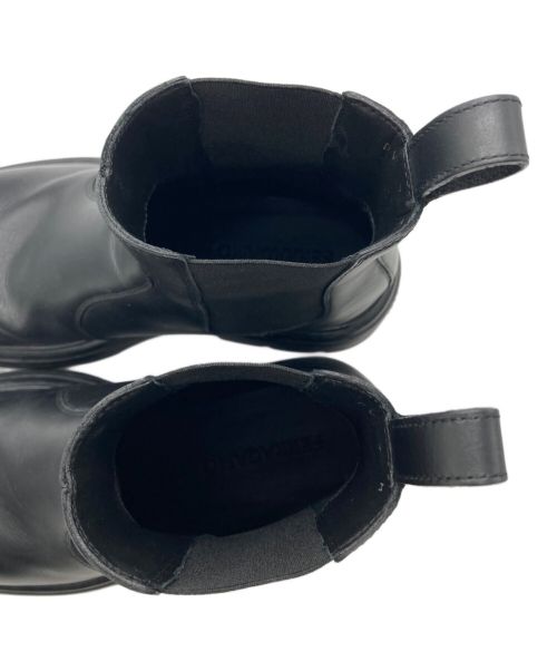 Ferragamo（フェラガモ）Ferragamo (フェラガモ) レザー チェルシーブーツ ブラック サイズ:7の古着・服飾アイテム