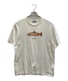 BROOK（ブルック）の古着「フィッシュロゴTシャツ」｜ホワイト