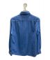 TOMORROW LAND (トゥモローランド) コットンカシミヤ ワイドスプレッドカラーシャツ ブルー サイズ:S：4000円