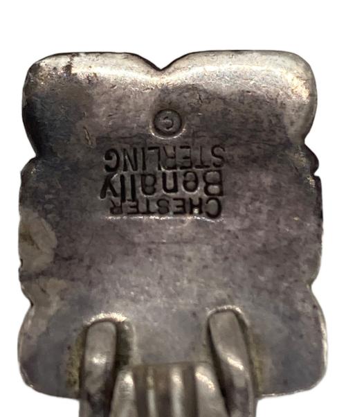 Navajo（ナバホ）Navajo (ナバホ) ペンダントトップ ブラック×シルバーの古着・服飾アイテム