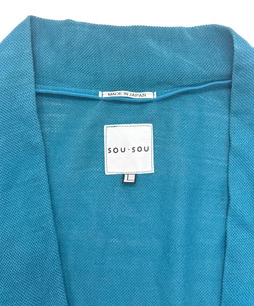 SOU・SOU（ソウソウ）SOU・SOU (ソウソウ) 伯爵羽織 宮中袖 ブルー サイズ:SIZE Lの古着・服飾アイテム