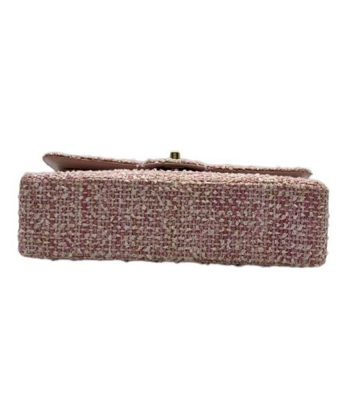 CHANEL（シャネル）CHANEL (シャネル) マトラッセ ツイード フラップ チェーン ショルダーバッグ ピンクの古着・服飾アイテム