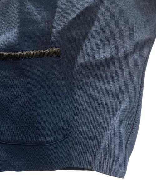 BALLSEY（ボールジィ）BALLSEY (ボールジィ) ミラノリブ クルーネックカーディガン ネイビー サイズ:Sの古着・服飾アイテム