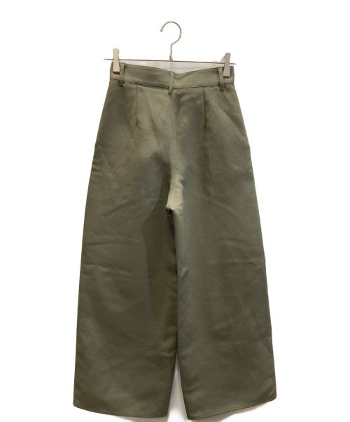 edition（エディション）edition (エディション) ツイルバギーベイカーパンツ グリーン サイズ:34の古着・服飾アイテム