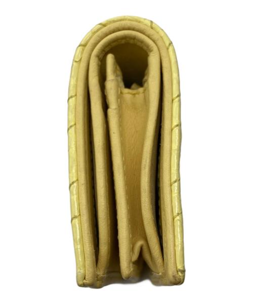 GUCCI（グッチ）GUCCI (グッチ) ダブルGカードケース イエローの古着・服飾アイテム