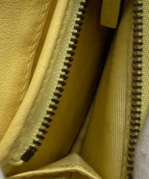 GUCCI（グッチ）GUCCI (グッチ) ダブルGカードケース イエローの古着・服飾アイテム