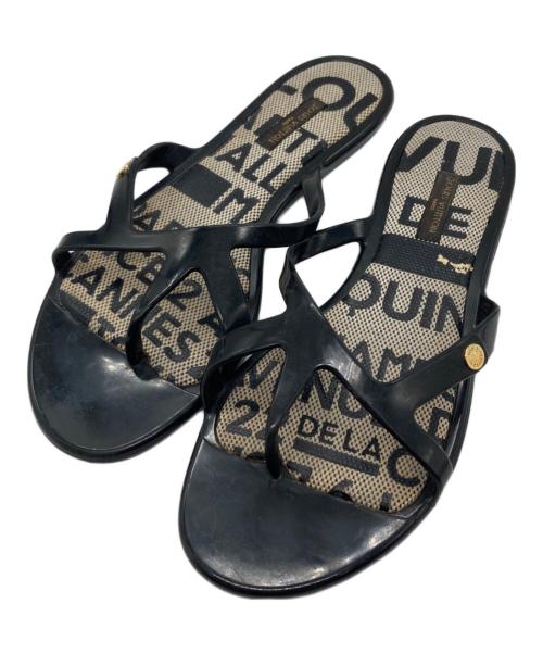 LOUIS VUITTON（ルイ ヴィトン）LOUIS VUITTON (ルイ ヴィトン) ラバーサンダル ブラック サイズ:SIZE 36の古着・服飾アイテム