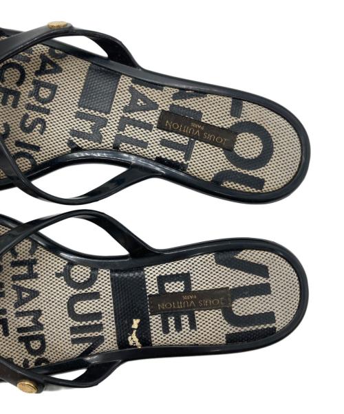 LOUIS VUITTON（ルイ ヴィトン）LOUIS VUITTON (ルイ ヴィトン) ラバーサンダル ブラック サイズ:SIZE 36の古着・服飾アイテム