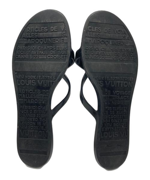 LOUIS VUITTON（ルイ ヴィトン）LOUIS VUITTON (ルイ ヴィトン) ラバーサンダル ブラック サイズ:SIZE 36の古着・服飾アイテム