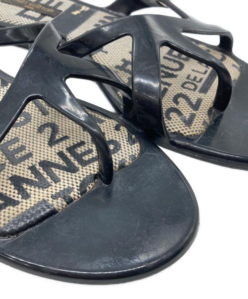 LOUIS VUITTON（ルイ ヴィトン）LOUIS VUITTON (ルイ ヴィトン) ラバーサンダル ブラック サイズ:SIZE 36の古着・服飾アイテム