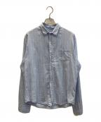 Frank&Eileenフランクアンドアイリーン）の古着「LUKE ストライプシャツ」｜ブルー