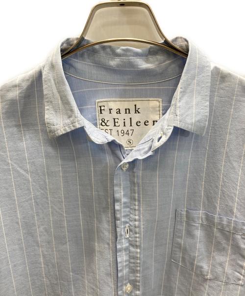 Frank&Eileen（フランクアンドアイリーン）Frank&Eileen (フランクアンドアイリーン) LUKE ストライプシャツ ブルー サイズ:SIZE Sの古着・服飾アイテム