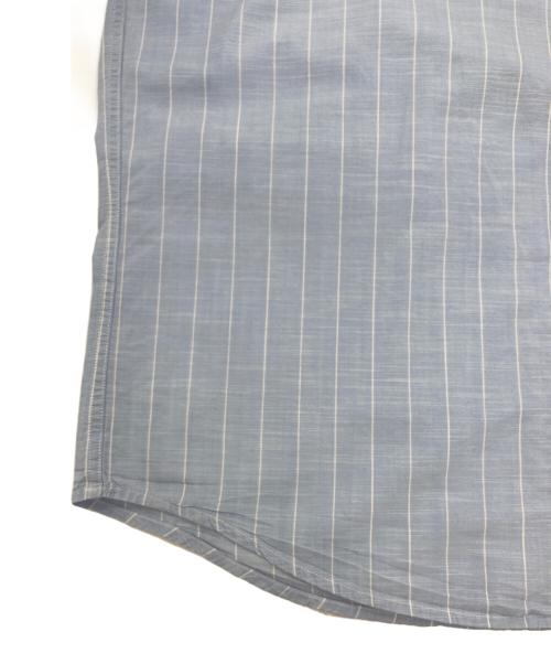 Frank&Eileen（フランクアンドアイリーン）Frank&Eileen (フランクアンドアイリーン) LUKE ストライプシャツ ブルー サイズ:SIZE Sの古着・服飾アイテム