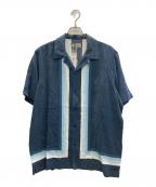 KITHキス）の古着「BORDER STRIPE THOMPSON」｜ネイビー