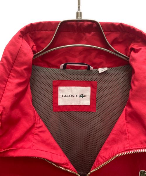 LACOSTE（ラコステ）LACOSTE (ラコステ) ジップアップジャケット レッド サイズ:Lの古着・服飾アイテム