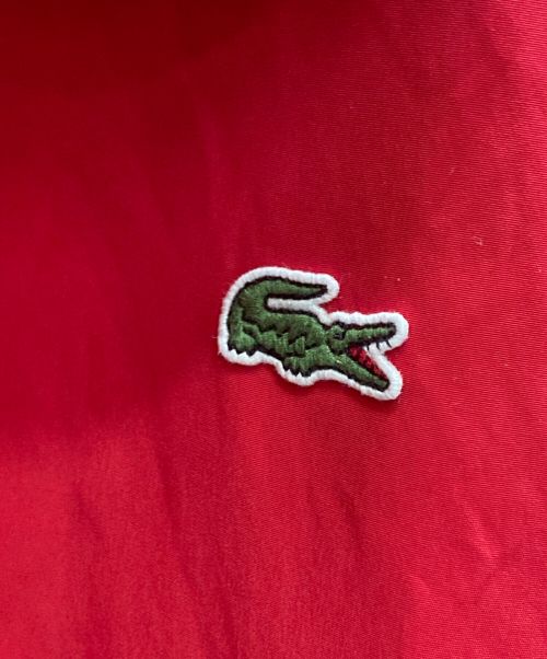 LACOSTE（ラコステ）LACOSTE (ラコステ) ジップアップジャケット レッド サイズ:Lの古着・服飾アイテム
