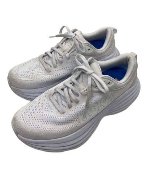 HOKAONEONE（ホカオネオネ）HOKAONEONE (ホカオネオネ) BONDI 8 ホワイト サイズ:SIZE 24.5cmの古着・服飾アイテム