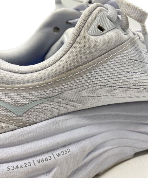 HOKAONEONE（ホカオネオネ）HOKAONEONE (ホカオネオネ) BONDI 8 ホワイト サイズ:SIZE 24.5cmの古着・服飾アイテム