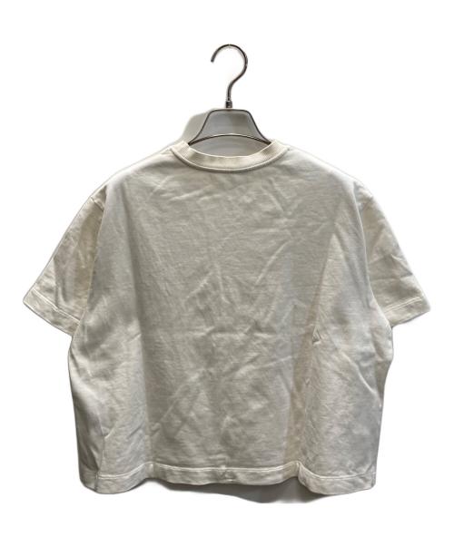 Salvatore Ferragamo（サルヴァトーレ フェラガモ）Salvatore Ferragamo (サルヴァトーレ フェラガモ) ロゴカットTシャツ ホワイト サイズ:Sの古着・服飾アイテム