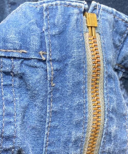 POST O'ALLS（ポストオーバーオールズ）POST O'ALLS (ポストオーバーオールズ) ジップアップデニムジャケット インディゴ サイズ:Mの古着・服飾アイテム