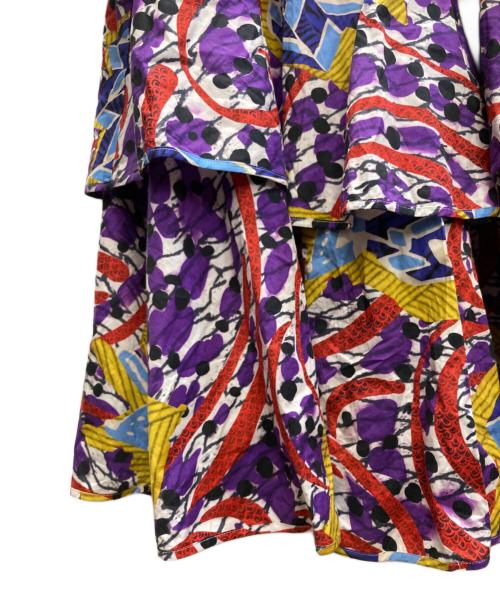 Desigual（デシグアル）Desigual (デシグアル) STELLA JEAN (ステラジーン) フリルティアードワンピース パープル サイズ:SIZE Sの古着・服飾アイテム