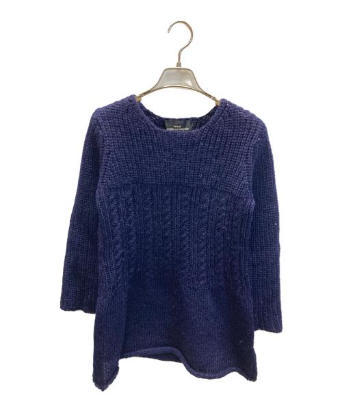 tricot COMME des GARCONS（トリココムデギャルソン）tricot COMME des GARCONS (トリココムデギャルソン) ケーブルニット ネイビー サイズ:記載なしの古着・服飾アイテム