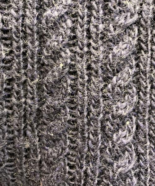 tricot COMME des GARCONS（トリココムデギャルソン）tricot COMME des GARCONS (トリココムデギャルソン) ケーブルニット ネイビー サイズ:記載なしの古着・服飾アイテム