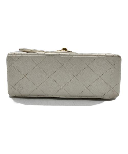 CHANEL（シャネル）CHANEL (シャネル) キャビアスキン　ミニマトラッセチェーンショルダーバッグ ホワイト サイズ:FREEの古着・服飾アイテム