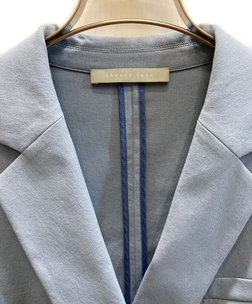 theory luxe（セオリーリュクス）theory luxe (セオリーリュクス) CRISP LINEN DEBBY ブルー サイズ:SIZE 42の古着・服飾アイテム