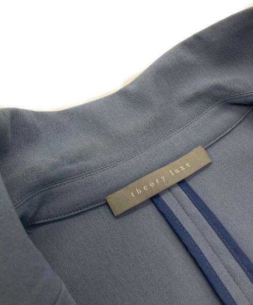 theory luxe（セオリーリュクス）theory luxe (セオリーリュクス) CRISP LINEN DEBBY ブルー サイズ:SIZE 42の古着・服飾アイテム