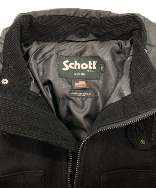 Schott（ショット）Schott (ショット) Engineered Garments (エンジニアド ガーメンツ) Melton Utility Hooded Coat ネイビー サイズ:XSの古着・服飾アイテム