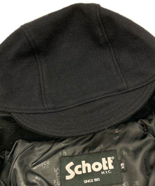 Schott（ショット）Schott (ショット) Engineered Garments (エンジニアド ガーメンツ) Melton Utility Hooded Coat ネイビー サイズ:XSの古着・服飾アイテム