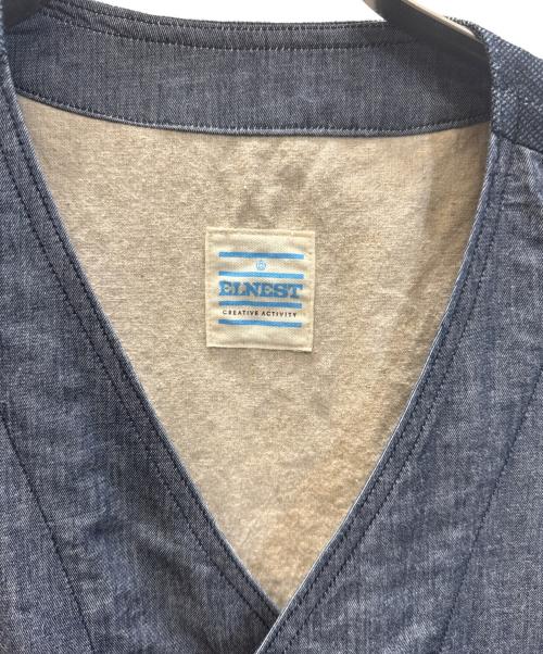ELNEST（エルネスト）ELNEST (エルネスト) YOMANDE VEST FIRE TIME 難燃ベスト インディゴ サイズ:SIZE Lの古着・服飾アイテム