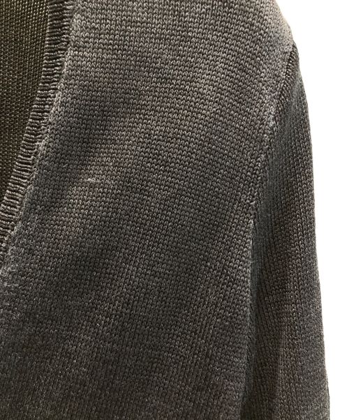 RALPH LAUREN BlackLabel（ラルフローレンブラックレーベル）RALPH LAUREN BlackLabel (ラルフローレンブラックレーベル) シルクロングカーディガン ブラック サイズ:Ｓの古着・服飾アイテム