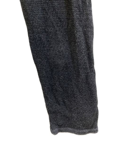 RALPH LAUREN BlackLabel（ラルフローレンブラックレーベル）RALPH LAUREN BlackLabel (ラルフローレンブラックレーベル) シルクロングカーディガン ブラック サイズ:Ｓの古着・服飾アイテム