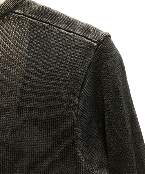 RALPH LAUREN BlackLabel（ラルフローレンブラックレーベル）RALPH LAUREN BlackLabel (ラルフローレンブラックレーベル) シルクロングカーディガン ブラック サイズ:Ｓの古着・服飾アイテム