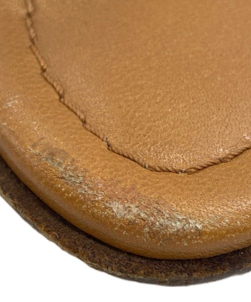 HERMES（エルメス）HERMES (エルメス) ダブルベルトサンダル ブラウン サイズ:SIZE 37の古着・服飾アイテム