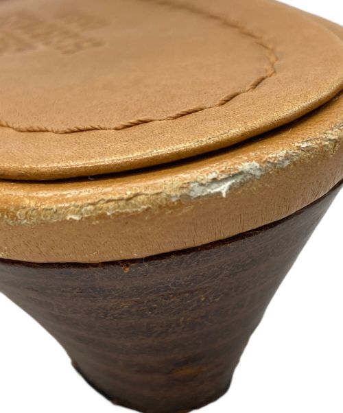 HERMES（エルメス）HERMES (エルメス) ダブルベルトサンダル ブラウン サイズ:SIZE 37の古着・服飾アイテム