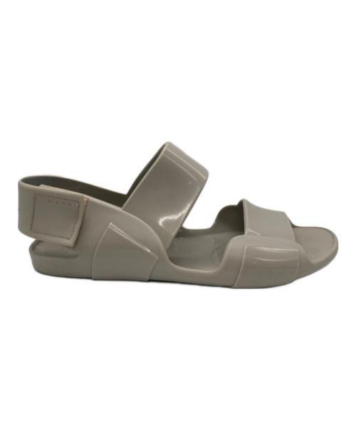 MARNI（マルニ）MARNI (マルニ) ラバーサンダル ベージュ サイズ:37の古着・服飾アイテム