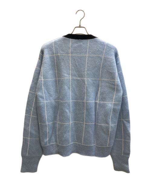 RASSVET（ラスベート）RASSVET (ラスベート) RASSVET CARDIGAN KNIT ブルー サイズ:SIZE Lの古着・服飾アイテム